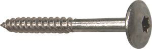 TRESPA Schrauben V2A 4,8 x38mm - rostfrei T-Drive 200 Stk.