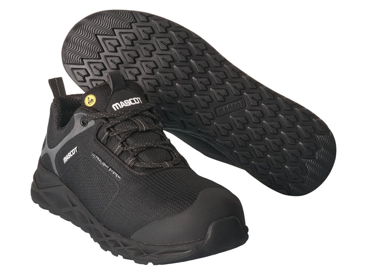 Sicherheitshalbschuh SB-P Ultralight - Gr. 44, schwarz/dunkelanthrazit