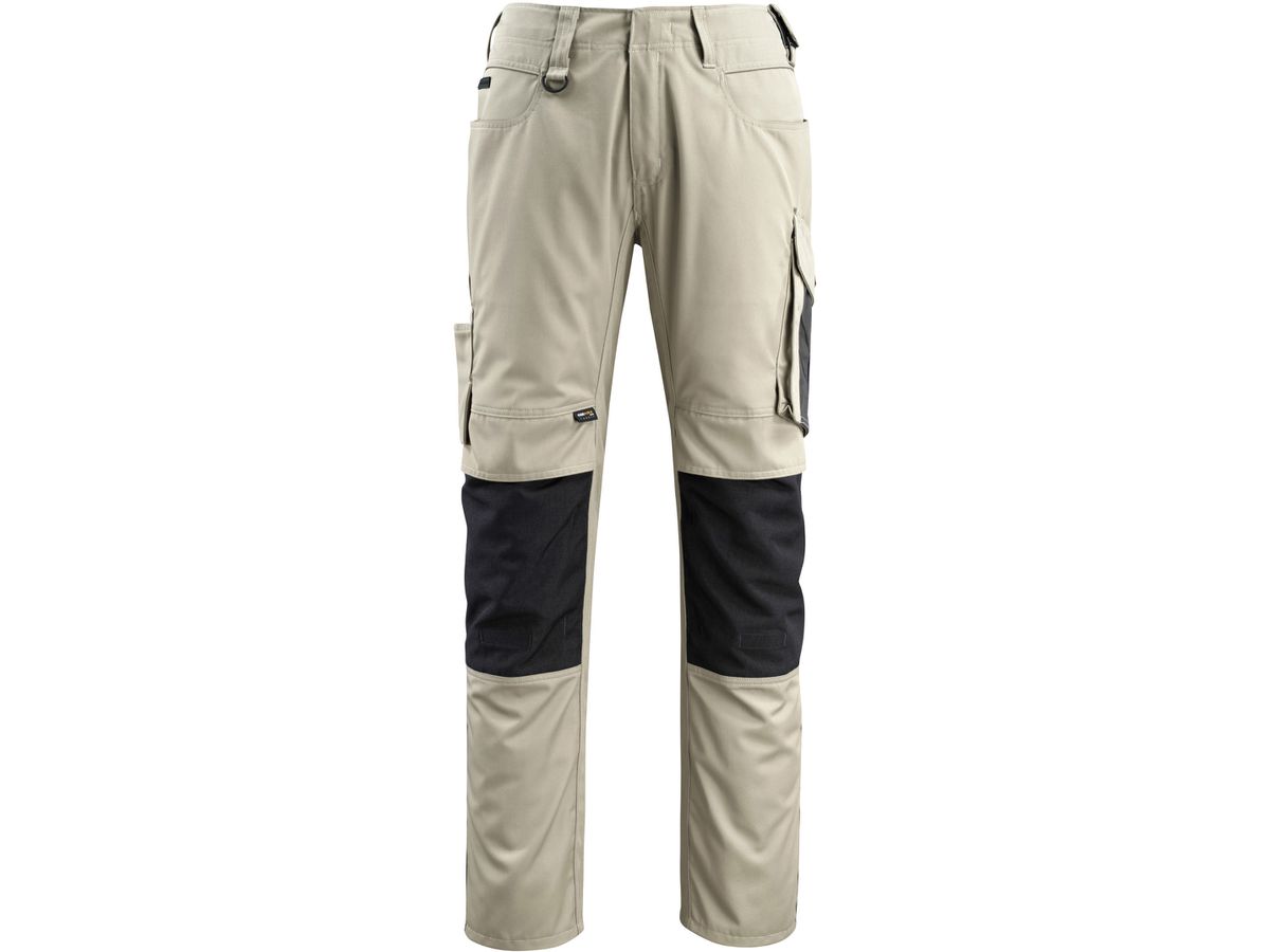 Mannheim Hose khaki-schwarz Gr. 90C48 - 65% polyester / 35% baumwolle