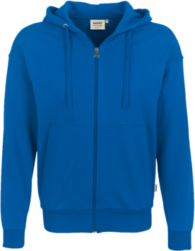 Kapuzen-Sweatjacke Premium M royalblau - 70% Baumwolle, 30% Polyester, 300 g/m²