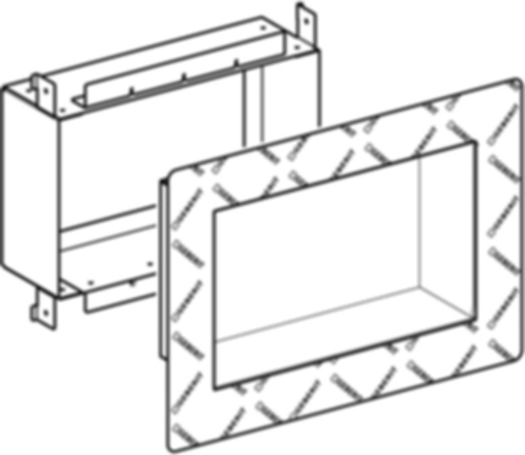 Geberit Duofix Element für - Nischenablagebox befliesbar