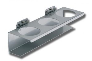 Werkzeughalter für Runddosen 3-fach - Breite: 300 mm / Durchmesser: 70 mm