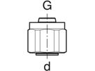 Geberit Anschlussverschraubungen mit - Innengewinde GEBERIT FlowFit G 1/2 Zoll