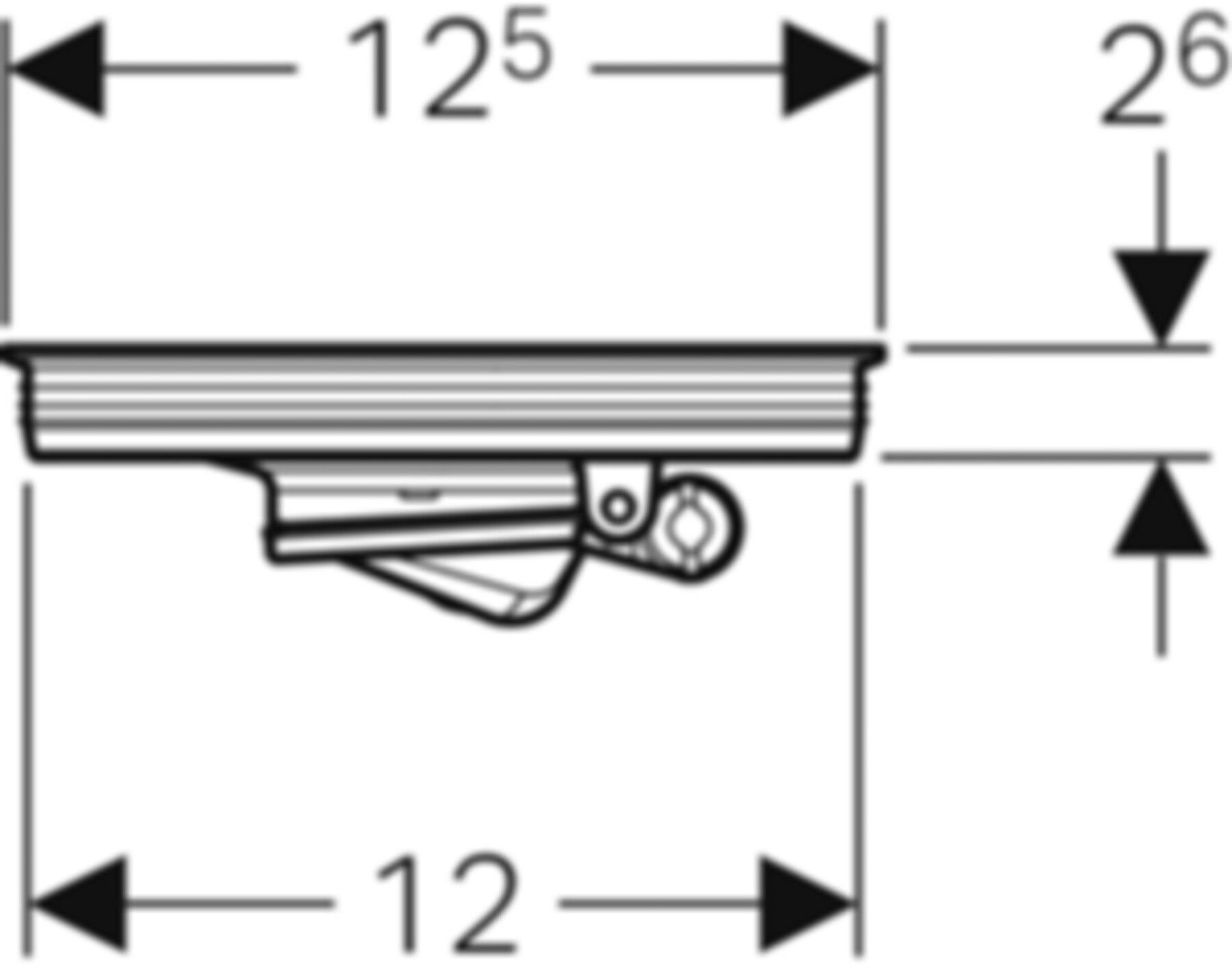 Geberit Rückstauverschluss - zu Bodenabläufen 13 x 13 cm