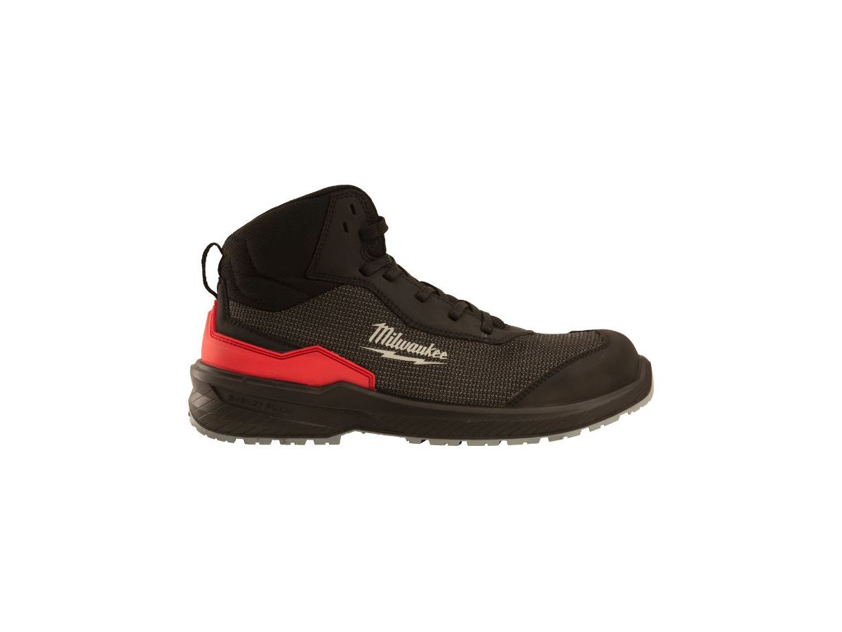 Sicherheits-Schnürstiefel Gr. 48 schwarz - Milwaukee, FLEXTRED S1PS