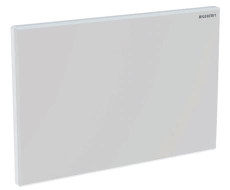 Abdeckplatte, zu Geberit Hygienespülung - Edelstahl gebürstet