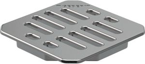 Geberit Schlitzrost zu Bodenabläufe - befahrbar, 13 x 13 cm