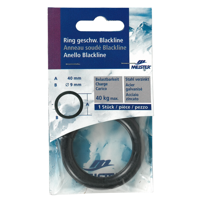 Ring geschweisst MEISTER Blackline