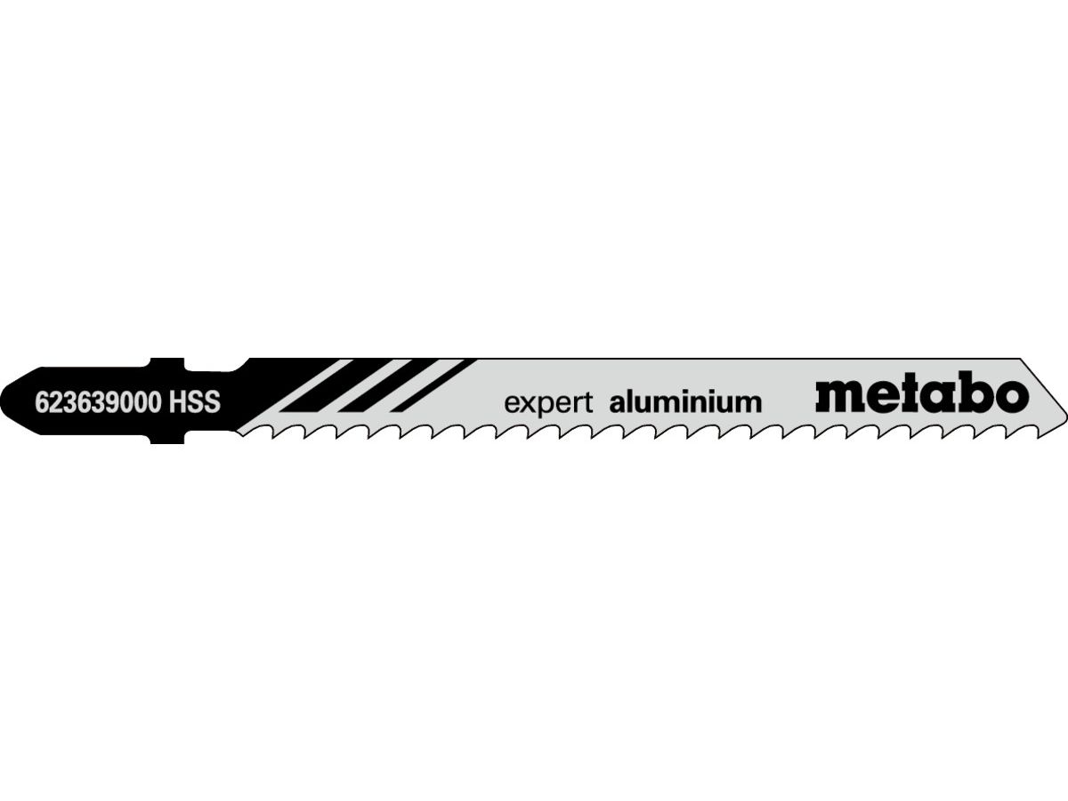 Stichsägeblatt METABO 74x3.0 mm, 5 Stk. - Expert Aluminium (Bosch T127D)
