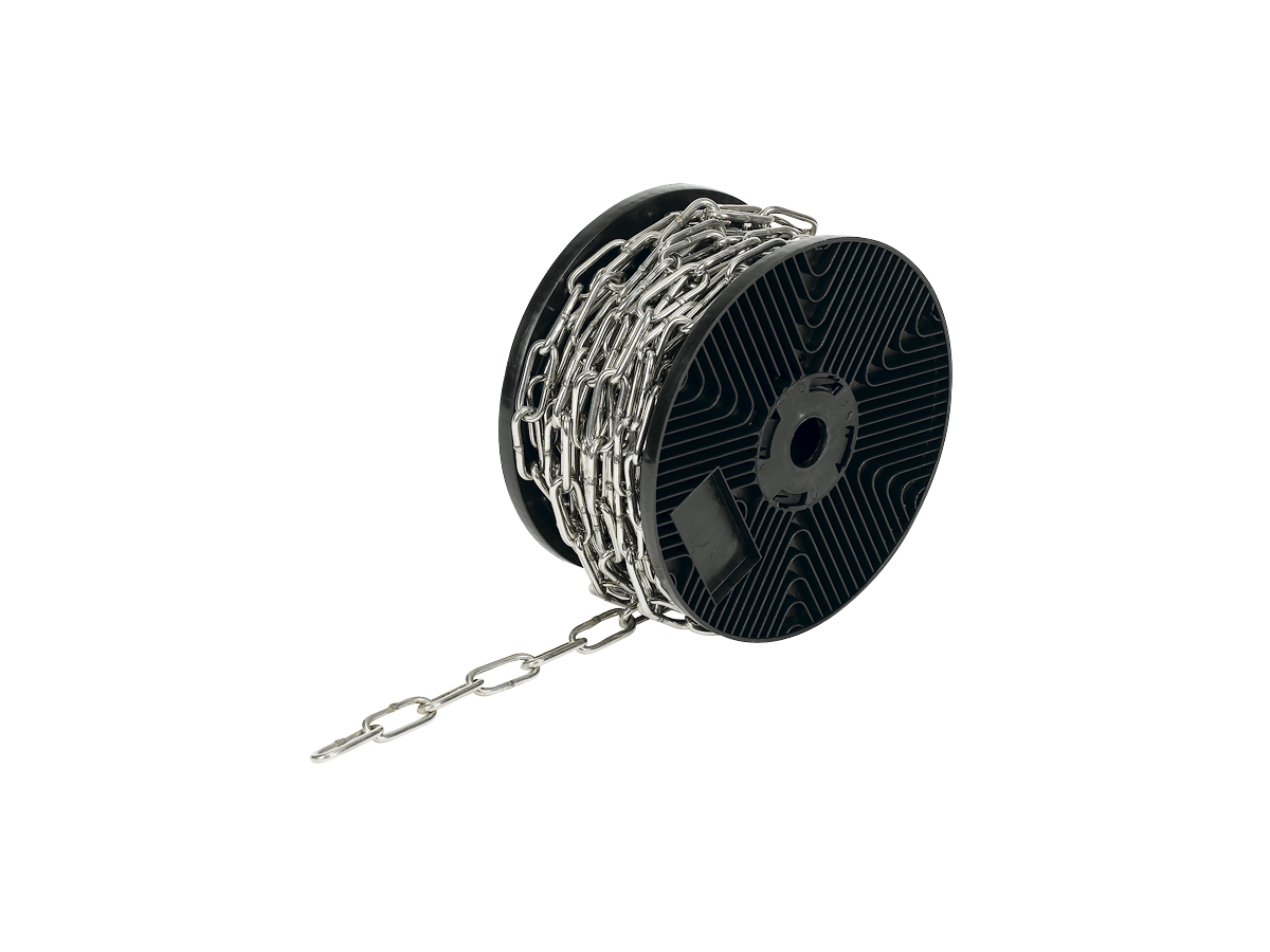 Rundstahlkette (C) 4x32x7mm Edelstahl - Rolle à 20m