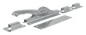 Treibriegel 2300 - mit Grundplatte und 2 Schlaufen