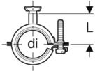 GIS Befestigungs-Set Verteiler gerade