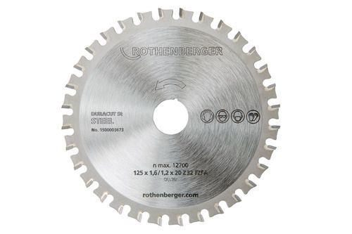 Kreissägeblatt Duracut Stahl, ø125/20 - Rothenberger, zu Pipcut mini