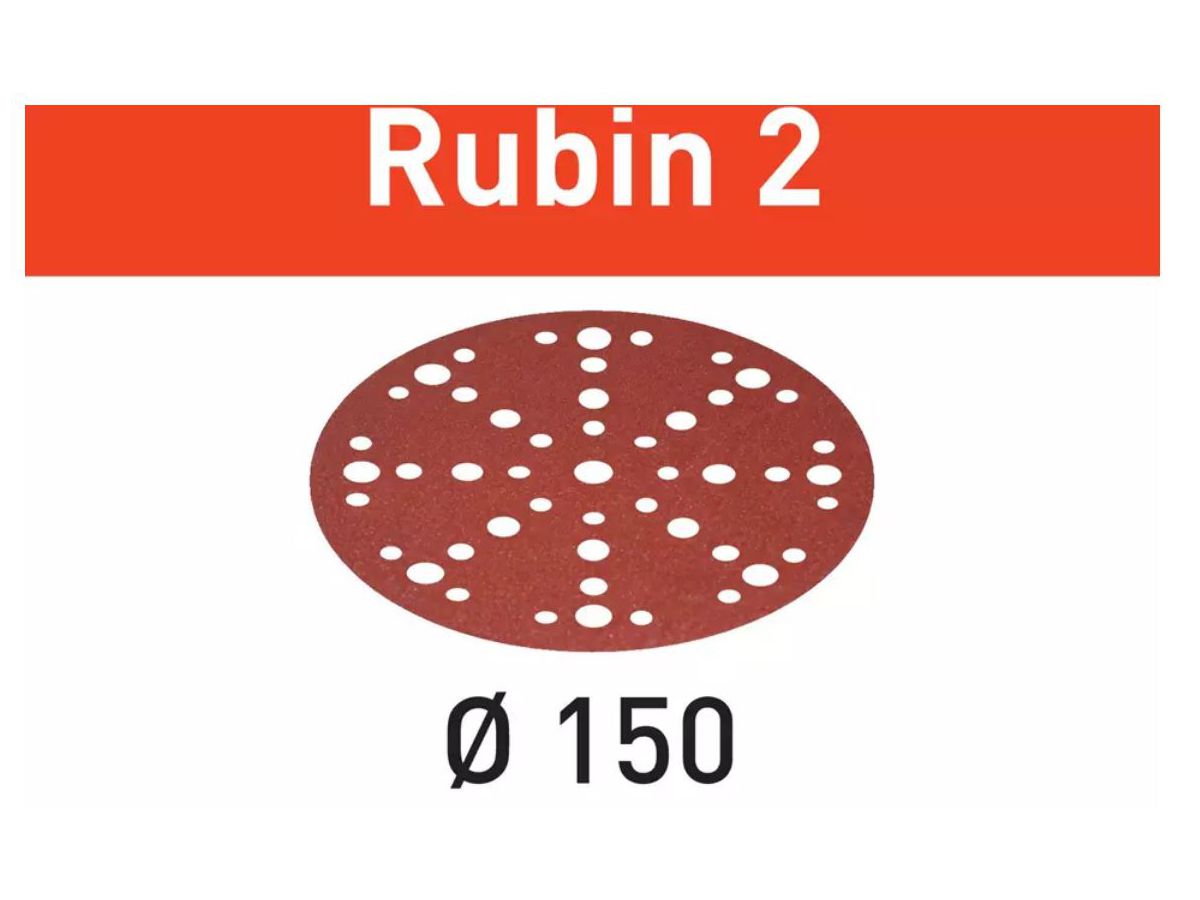 Schleifscheiben 150 Korn 120 - Festool Rubin, (Pack à 10 Stk.)