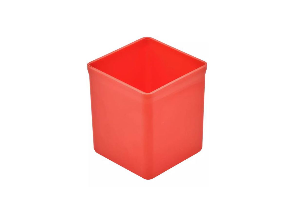Einsatzboxen Kunststoff 2B1, rot - 54 x 54 x 63