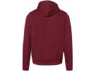 Kapuzenjacke Bonded, Gr. 2XL - weinrot/silber