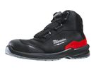Sicherheits-Stiefel Gr. 47 schwarz - Milwaukee, FLEXTRED S3PS BOA Leder