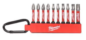Shockwave Carabiner-Bit SET 10-tlg. 1/4" - Milwaukee
