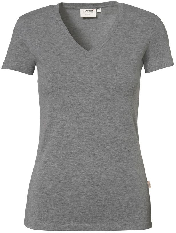 Damen-V-Shirt Stretch - 95% Baumwolle, 5% Elasthan, 170 g/m²