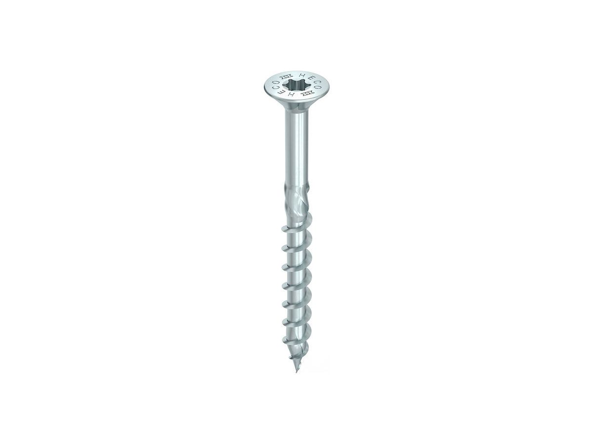 Holzschrauben HECO TOPIX Plus Senkkopf - Inox A2, mit Schaft