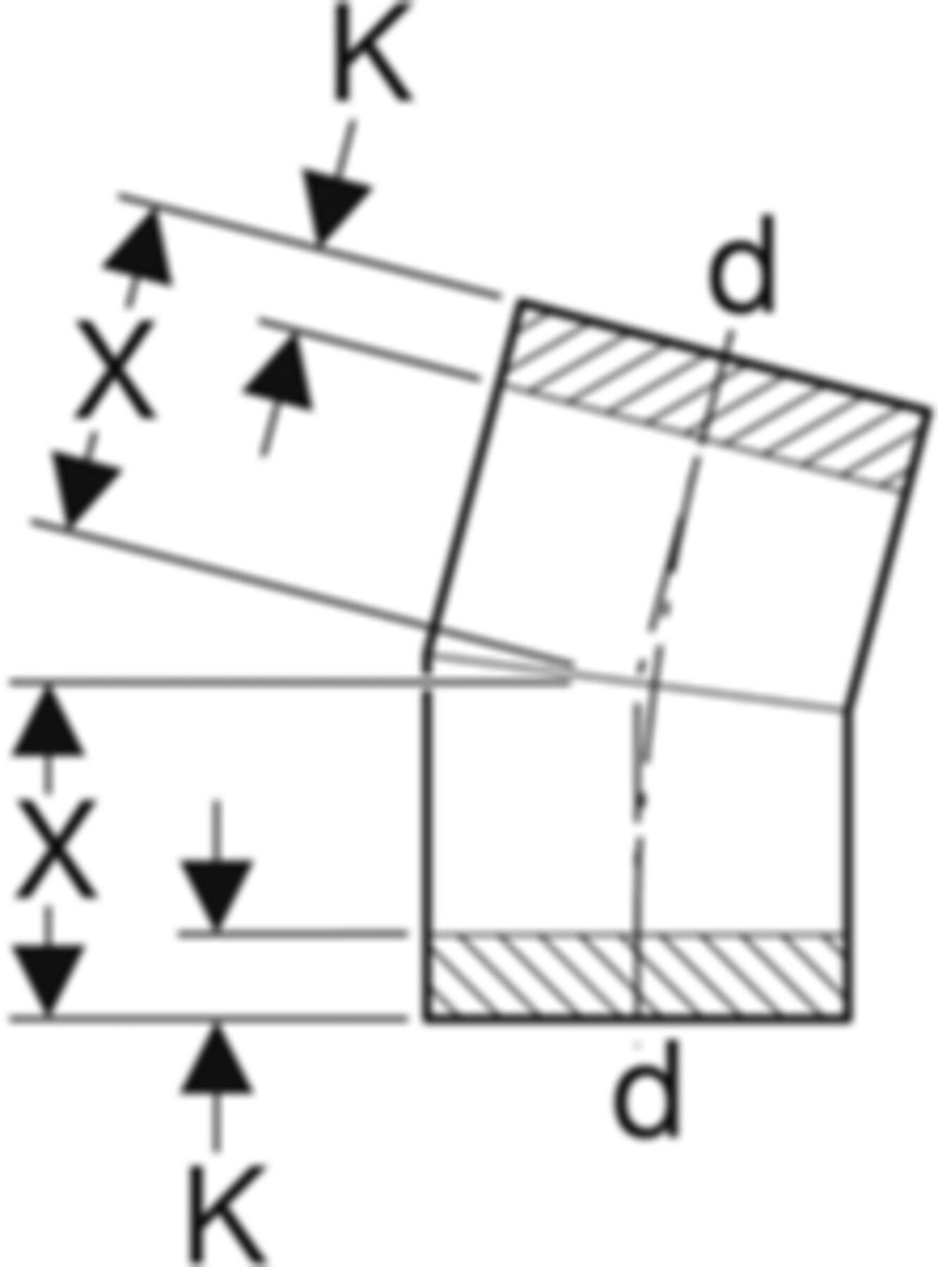 Geberit PE-HD Segmentbogen 15°