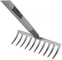 Gartenrechen OFFNER gebogen - mit Stiel