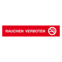 Schild "Rauchen verboten"