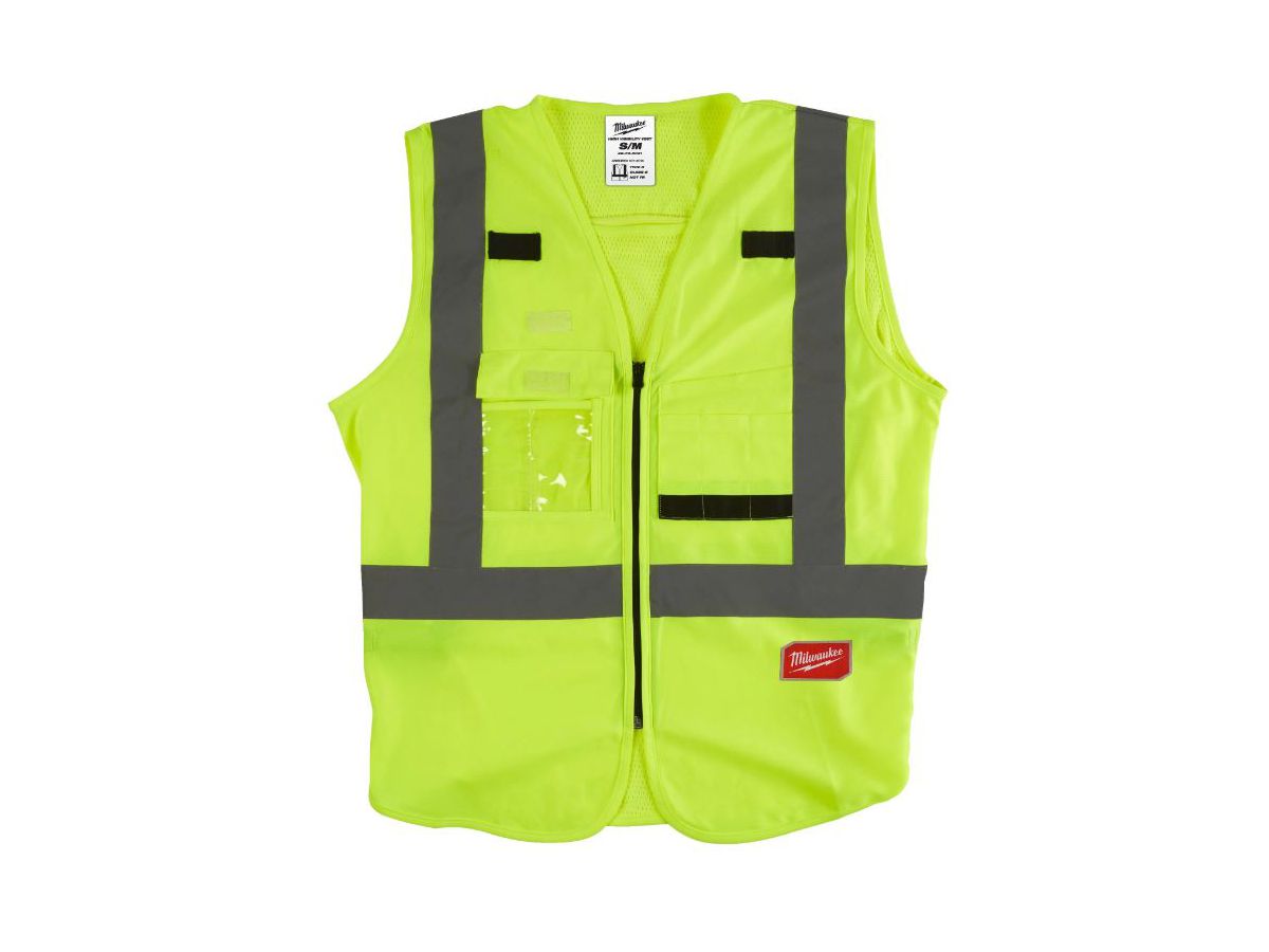 Warnschutz Weste gelb Gr. 2XL/3XL - Milwaukee, EN ISO 20471:2013 Klasse 2