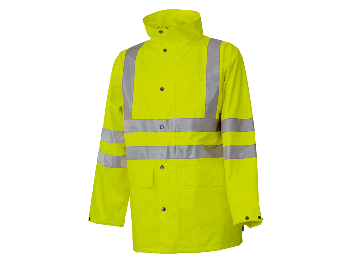 Warnschutz-Regenjacke Gr. XL - leuchtgelb Monoray