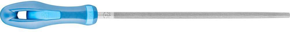 Rundfeile Pferd, 8", Hieb 2 - LxBxD 200/7.5 mm, halbschlicht