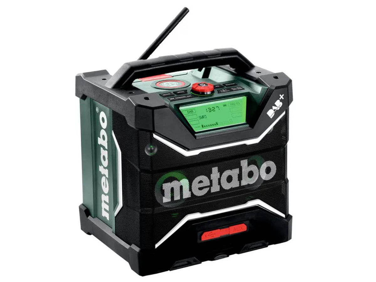 Baustellenradio DAB Plus RC12-18V 32W - Metabo, mit Ladefunktion für Akku/Handy