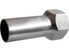 Eurotubi Übergang mit Steckende Inox - mit IG