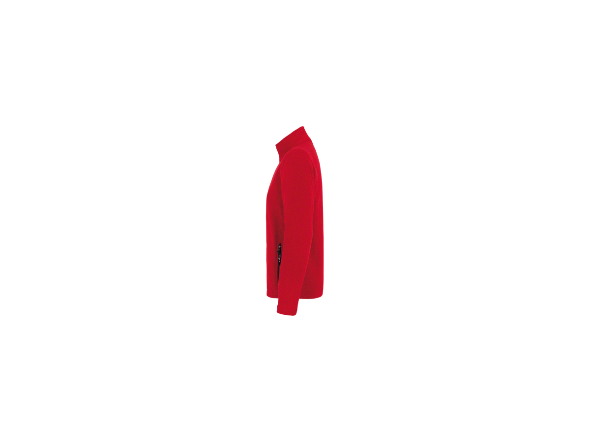 Fleecejacke Langley Gr. XL, rot - 100% Polyester, 220 g/m²