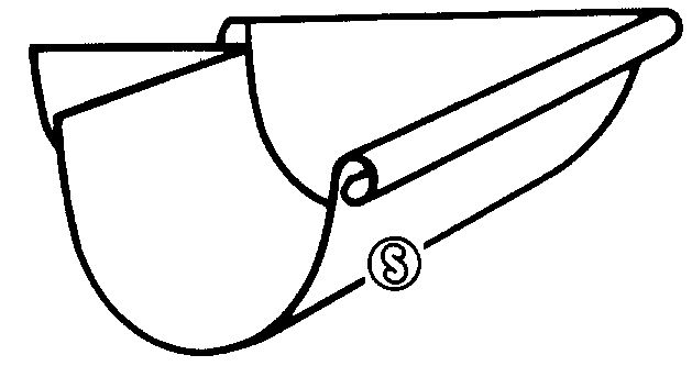 Rinnenwinkel aussen Kupfer 400 mm