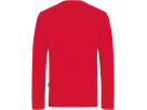 Longsleeve Performance Gr. 6XL, rot - 50% Baumwolle, 50% Polyester, 190 g/m²