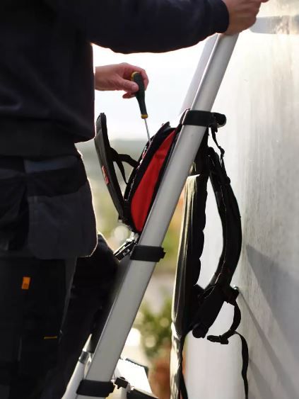 TELESTEPS Teleskopleiter Prime 4.1m SET - Arbeitslänge 4.9m Breite 560 mm