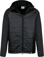 Hybridjacke Maine Gr. 2XL, schwarz - Polyamid, Polyester, Elasthan