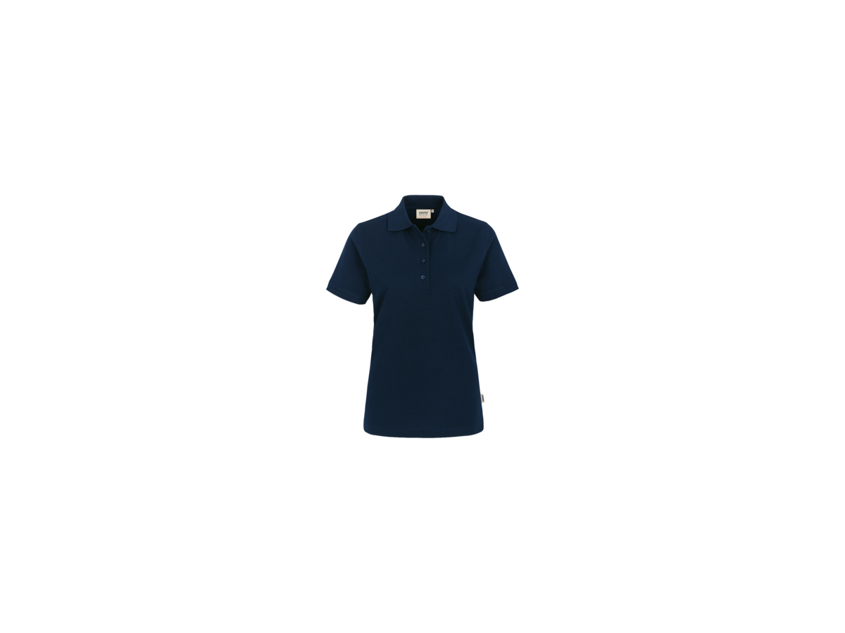 Damen-Poloshirt Performance Gr. L, tinte - 50% Baumwolle, 50% Polyester, 200 g/m²