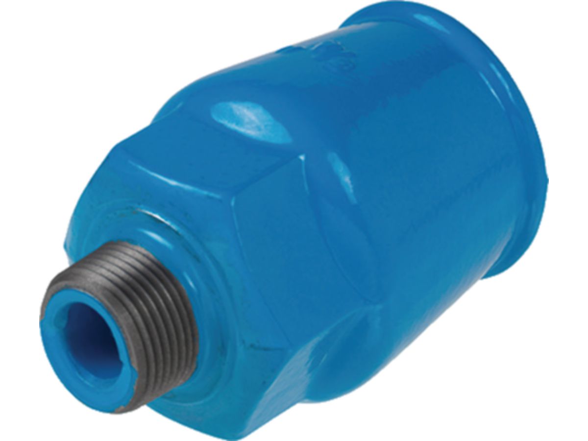 Steckfitting Hawle mit Aussengewinde - reduziert