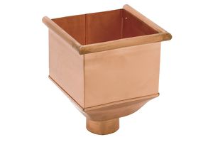 Rinnenkasten 180/100 o/Stern Kupfer - "PICCOLO" Wulst 3-Seitig