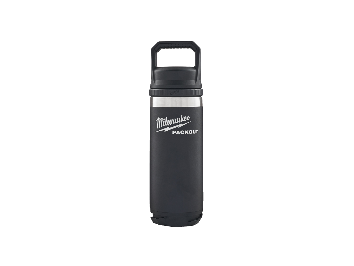 Thermosflaschen MILWAUKEE PACKOUT - 530 ml mit Schraubdeckel, schwarz