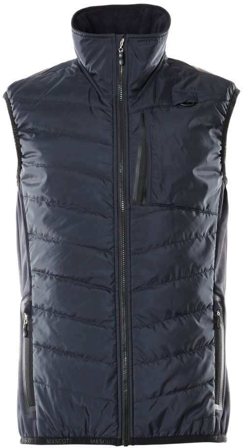 Thermoweste mit CLIMASCOT - schwarzblau, 100% PES, 240 g/m2