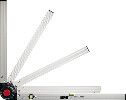 Bauwinkel BMI Winkelstar 0-270° - Schenkellänge 60/80 cm, 15° Schritt arr.