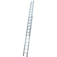 Mehrzweckleiter Aluminium, 2-teilig - 2x10 Sprossen