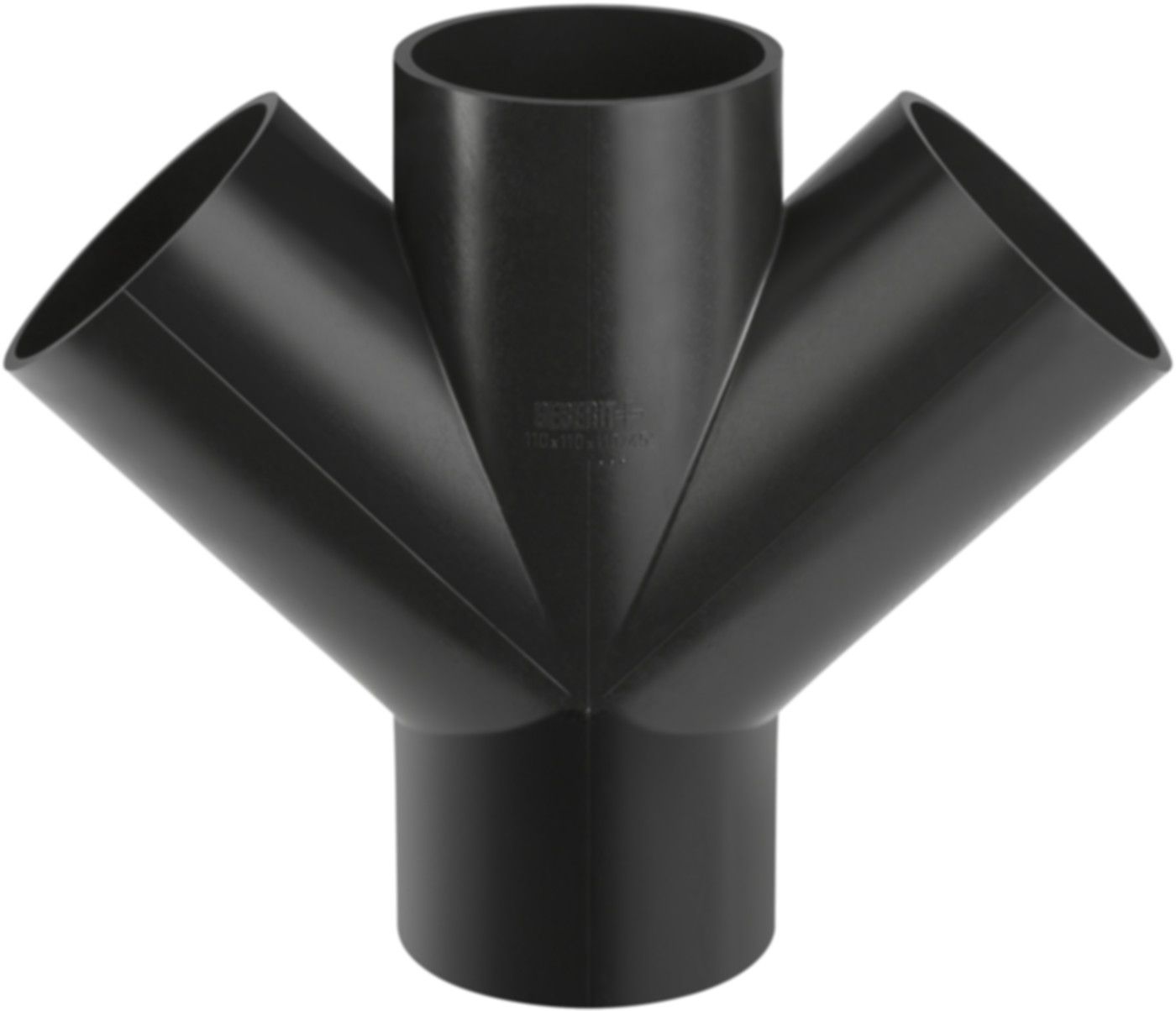 Geberit PE Doppel-Abzweig 45°