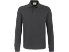 Longsleeve-Poloshirt Perf. S anthrazit - 50% Baumwolle, 50% Polyester, 220 g/m²