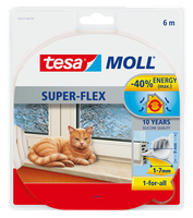 Silikondichtung TESA Premium Flexible - 9mmx6m, Omega Profil weiss