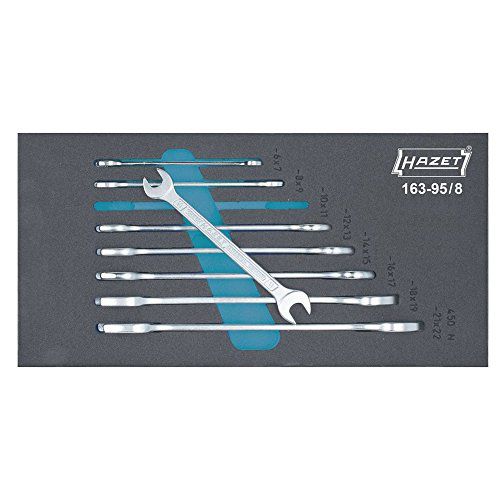 Gabelschlüsselsatz 8-teilig Hazet - 6x7 - 21x22 mm