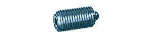 Federnde Druckstücke EH 2206 mit Bolzen - INOX standard Federkraft