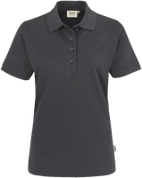 Damen-Poloshirt Perf. Gr. 2XL, anthrazit - 50% Baumwolle, 50% Polyester, 200 g/m²